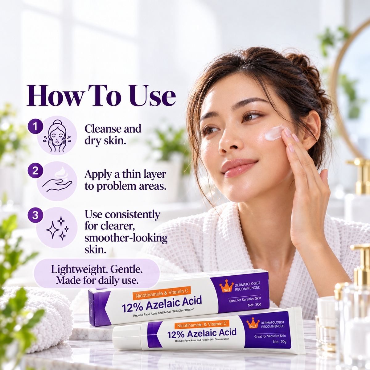 Azelaic Acid Cream Essence with Salicylic Acid