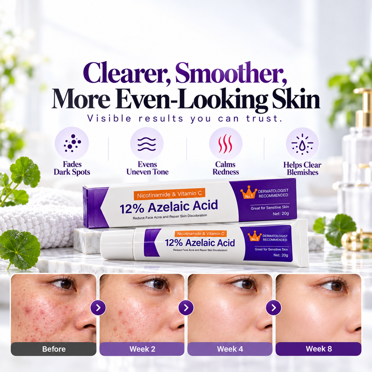 Azelaic Acid Cream Essence with Salicylic Acid